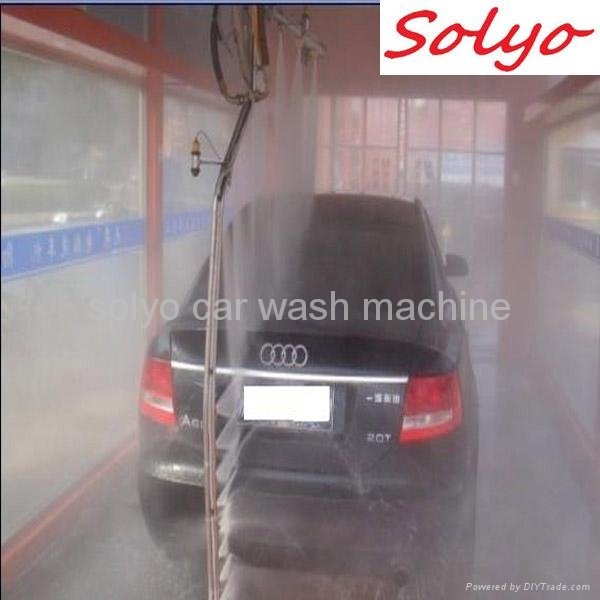 Touchless car wash machine