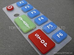 Rubber keypad