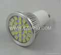 24 pcs smd 5050 led spotlight;GU10/MR16