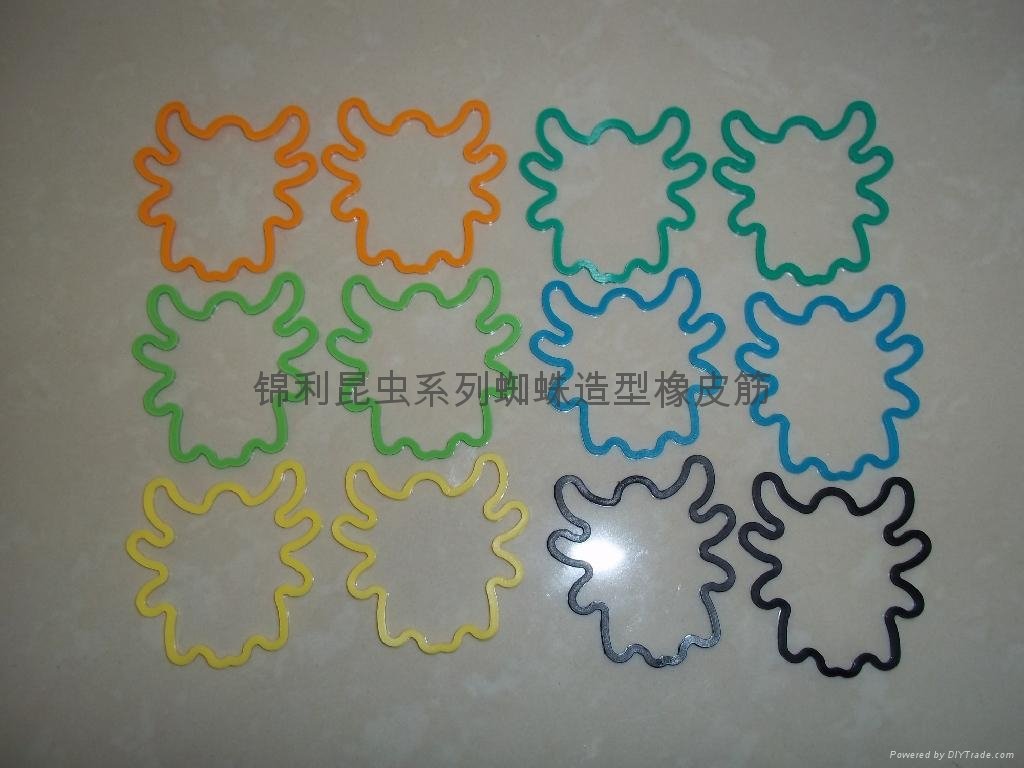 Silicon ring/insect modelling colour rubber band 3