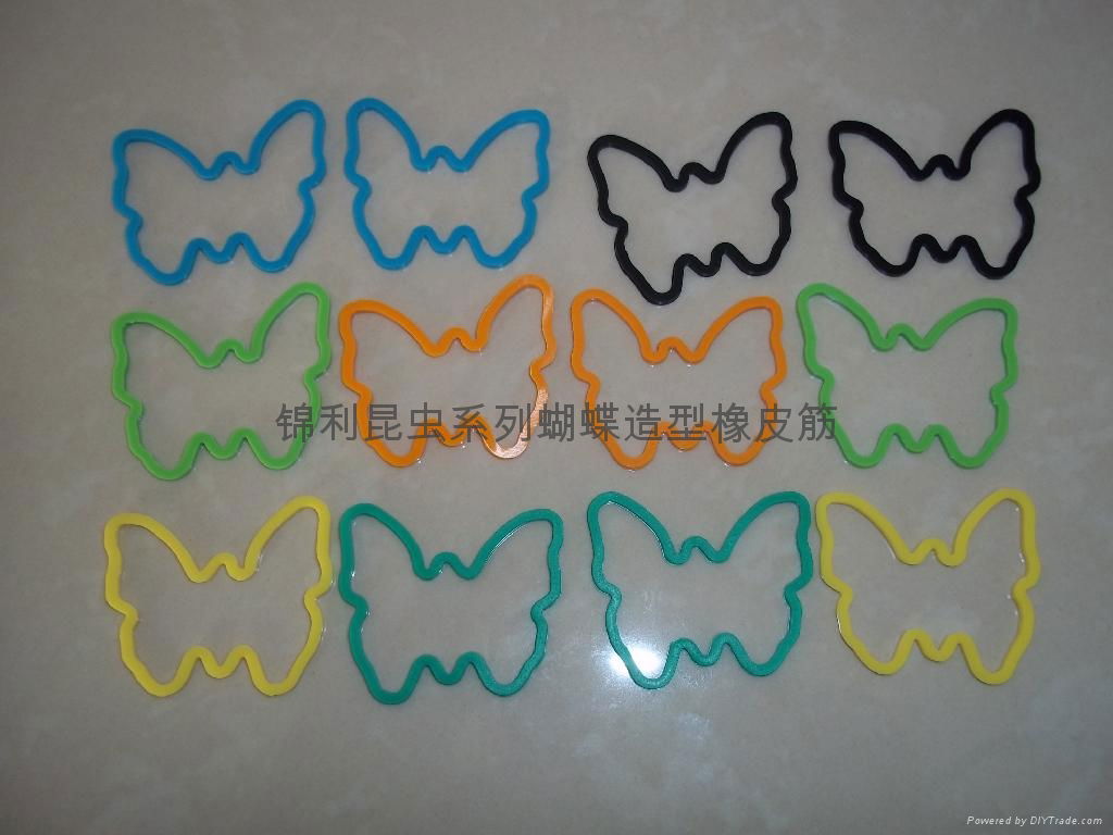 Silicon ring/insect modelling colour rubber band 5