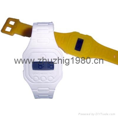 Silica gel ultra-thin fashion electronic watches