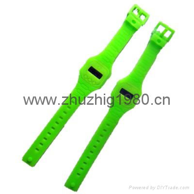 Silica gel ultra-thin fashion electronic watches 5