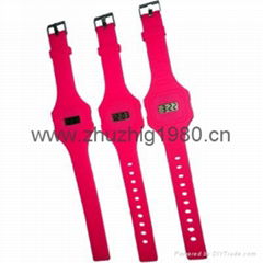 Silica gel ultra-thin fashion electronic watches