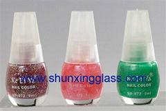 glass Nail polish bottle 