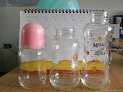 glass baby feeding bottle