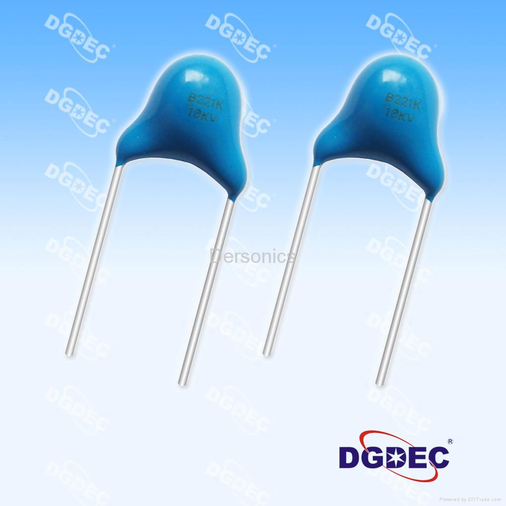 ceramic capacitor 221PF 10KV - diyt-dersonic - dersonic (China  Manufacturer) - Capacitor - Electronic Components Products - DIYTrade China
