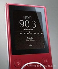 Microsoft Zune 2nd Gen Vidio MP3 Player 4GB(Red)