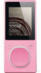 Microsoft Zune 2nd Gen Vidio MP3 Player 8GB(Pink)