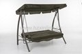 Double service garden patio swing chair & bed 
