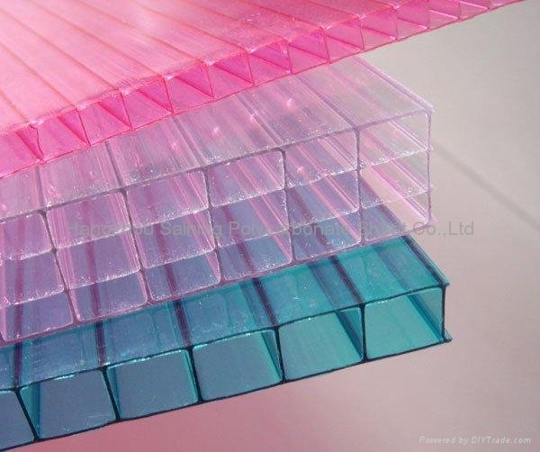 Four-Layer Polycarbonate Hollow sheet 2