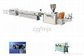 PVC double-pipe extrusion production