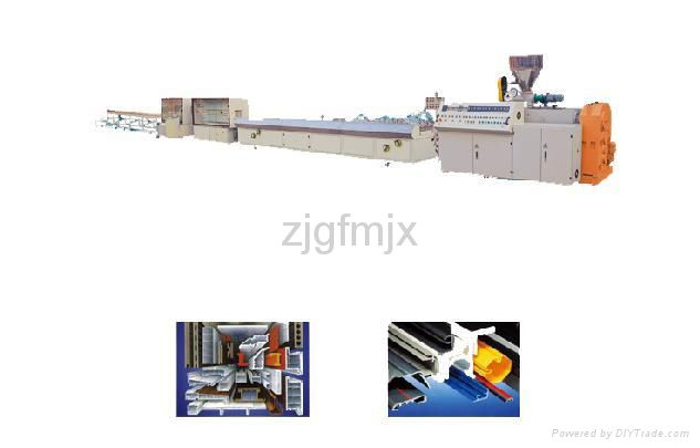 door & window special-shaped material production line