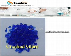 Decrative material:crushed glass/glasses/mirror/mirrors granules