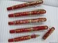 中国红签字笔钢笔中国红笔红瓷笔