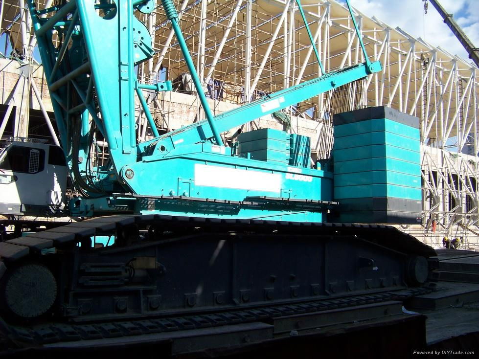 Sell SL6000 used Kobelco 550ton Crawler Cranes 2