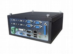 AFC-6574 Fanless Embedded Computer with Dual-Display Support and 6 Seial Ports