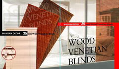 WOODEN VENETIAN BLINDS