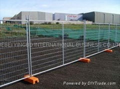 Temporary fence