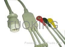 PHILIPS one piece ecg cable with leadwires