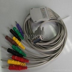 NK 10-lead EKG cable with leadwires