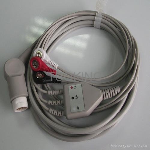 PHILIPS one piece ecg cable with leadwires