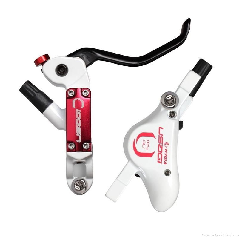 HYGIA Hydraulic disc brake Usagi model white color