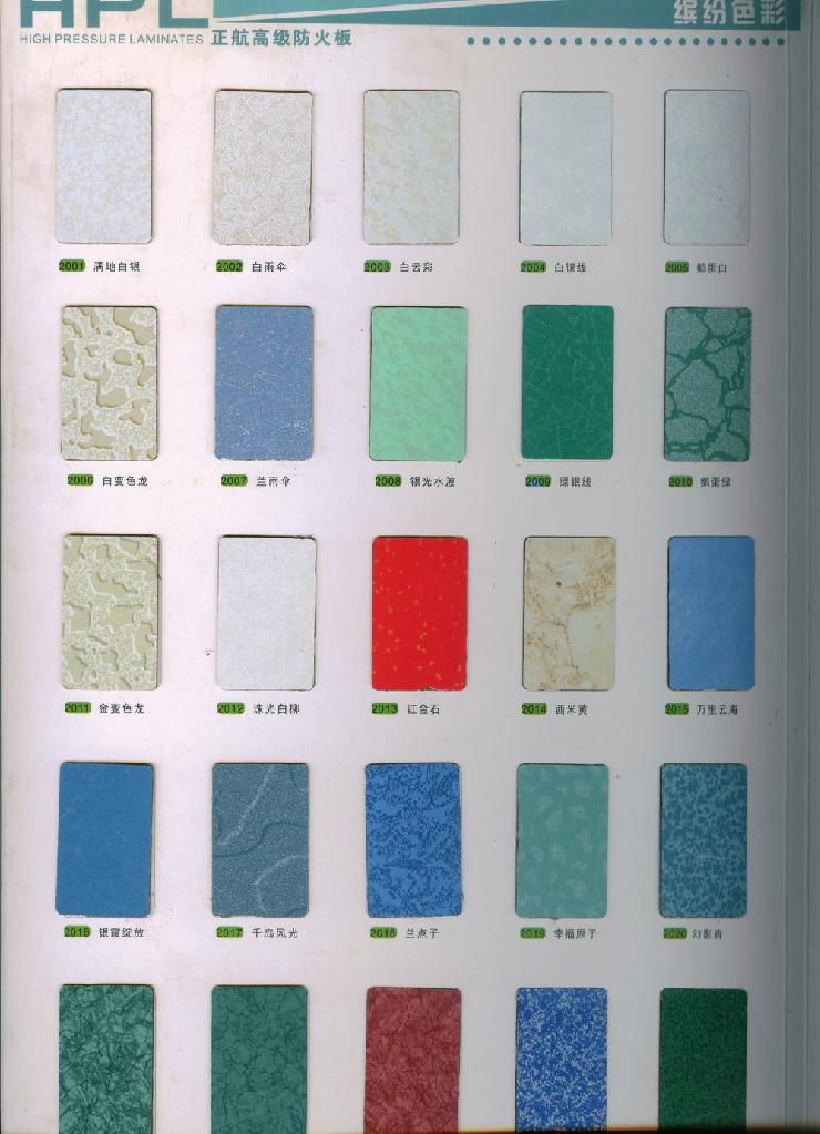 colors high pressure laminate