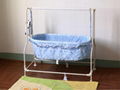 Blue Electric baby swing bed 4