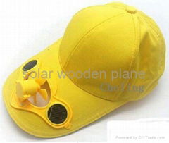 Solar Cap with Fan