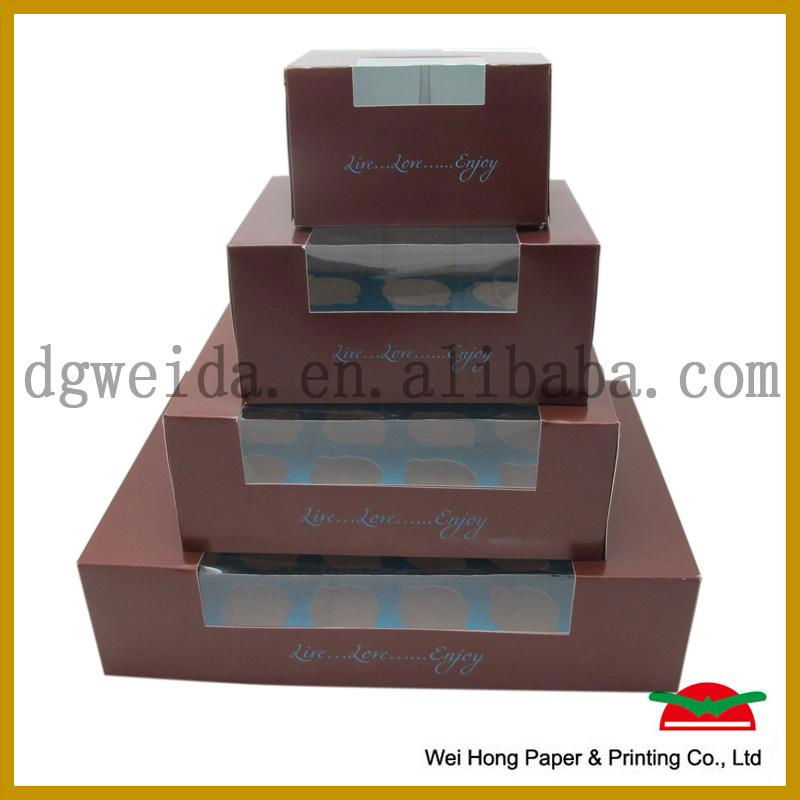 6 cups cupcake boxes  4