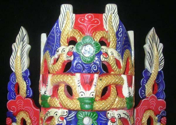 Chinese Opera Wall Hanging Nuo Mask #101 Master Level 3