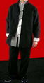 Black Cotton Kung Fu Martial Arts Tai Chi Uniform Suit 4