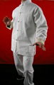 White Cotton Kung Fu Martial Arts Tai Chi Uniform Suit 2