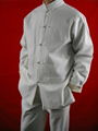 White Cotton Kung Fu Martial Arts Tai Chi Uniform Suit 3