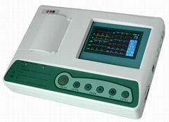 Color Screen Three Channel  ECG Machine