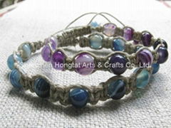 Natural agate bracelet