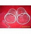 big diameter clear quartz tube 1