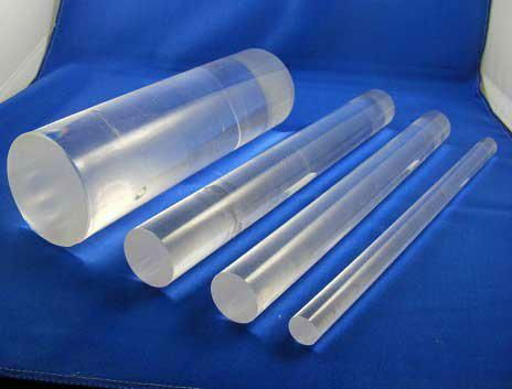 two-step clear quartz rod