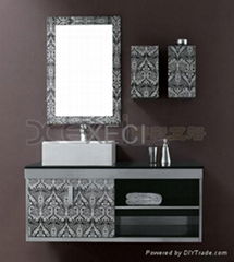 Black & White Stainless steel cabinet