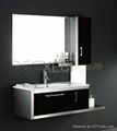 Black and white stainless steel cabinet XC9018 1