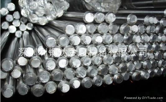 Polished stainless steel rod