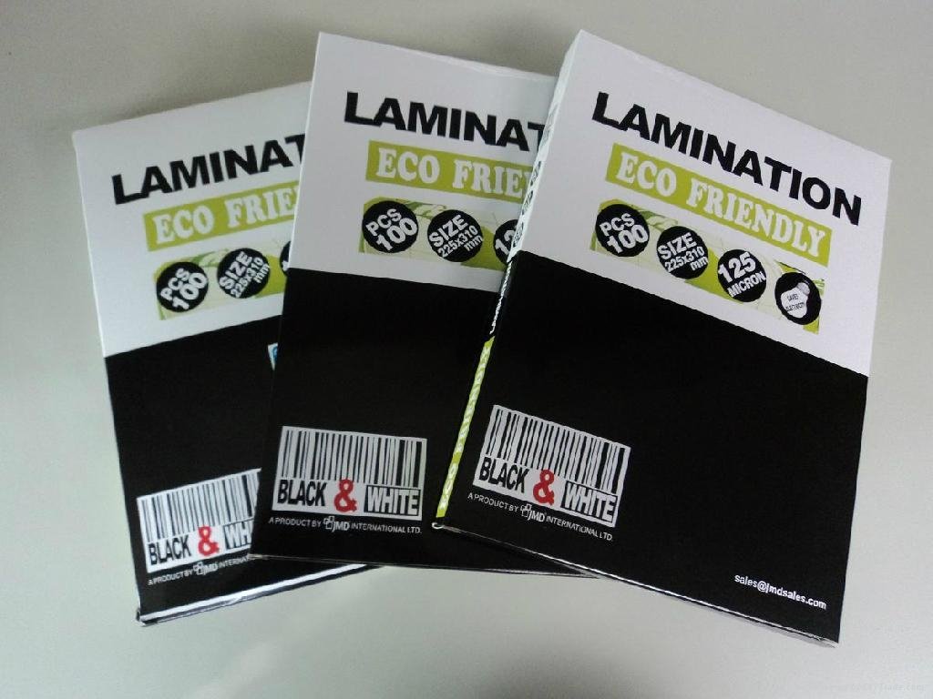 A4 laminating pouch film