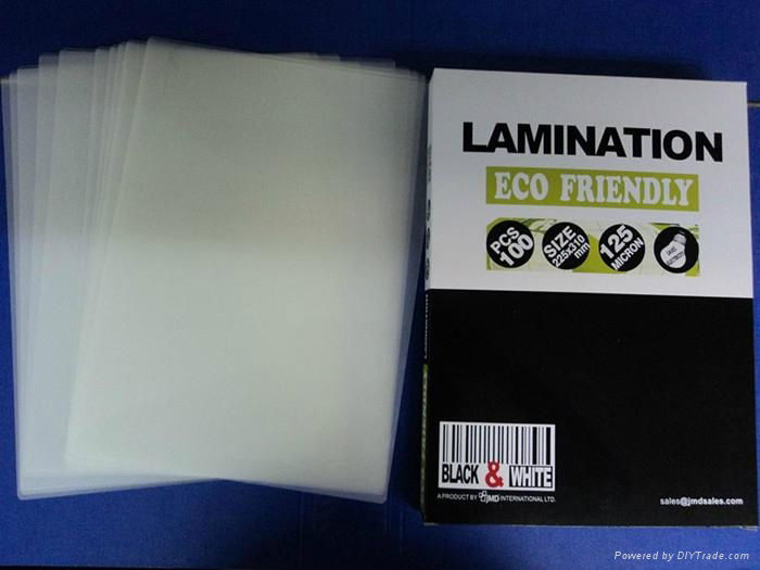 A4 laminating pouch film 2