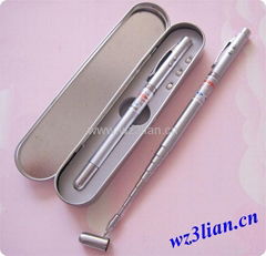 Laser Pointer Pen 801 With LED Light and Telescopic Pen 