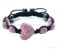 Shamballa Heart Bracelet Wholesales 5