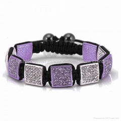 Shamballa Bracelet Square Style 