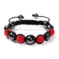 Shamballa Bracelet Crystal Beads