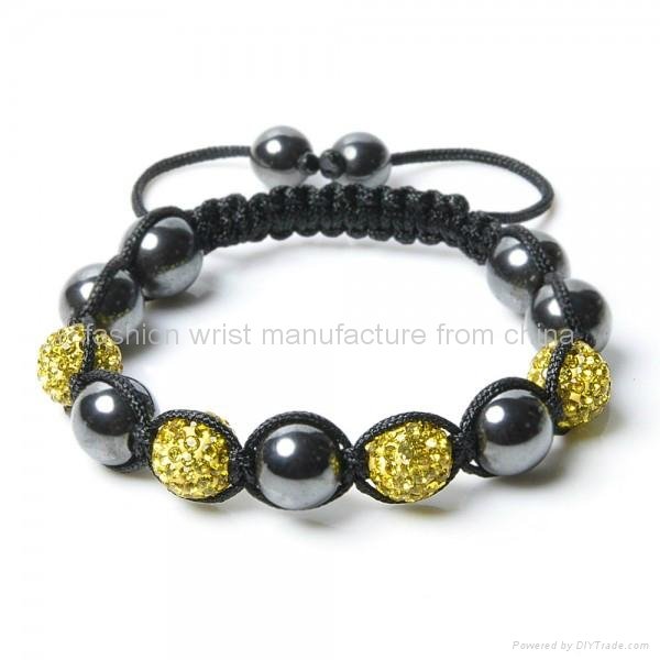 Shamballa Bracelet Crystal Beads  4