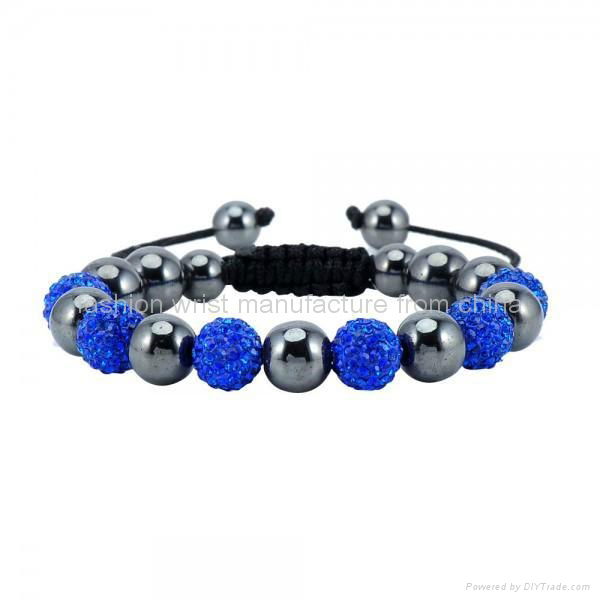 Shamballa Bracelet Crystal Beads  2